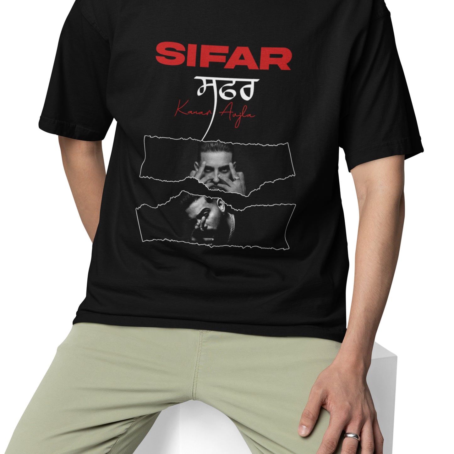 KARAN AUJLA SIFAR SAFAR OVERSIZEDT-SHIRT