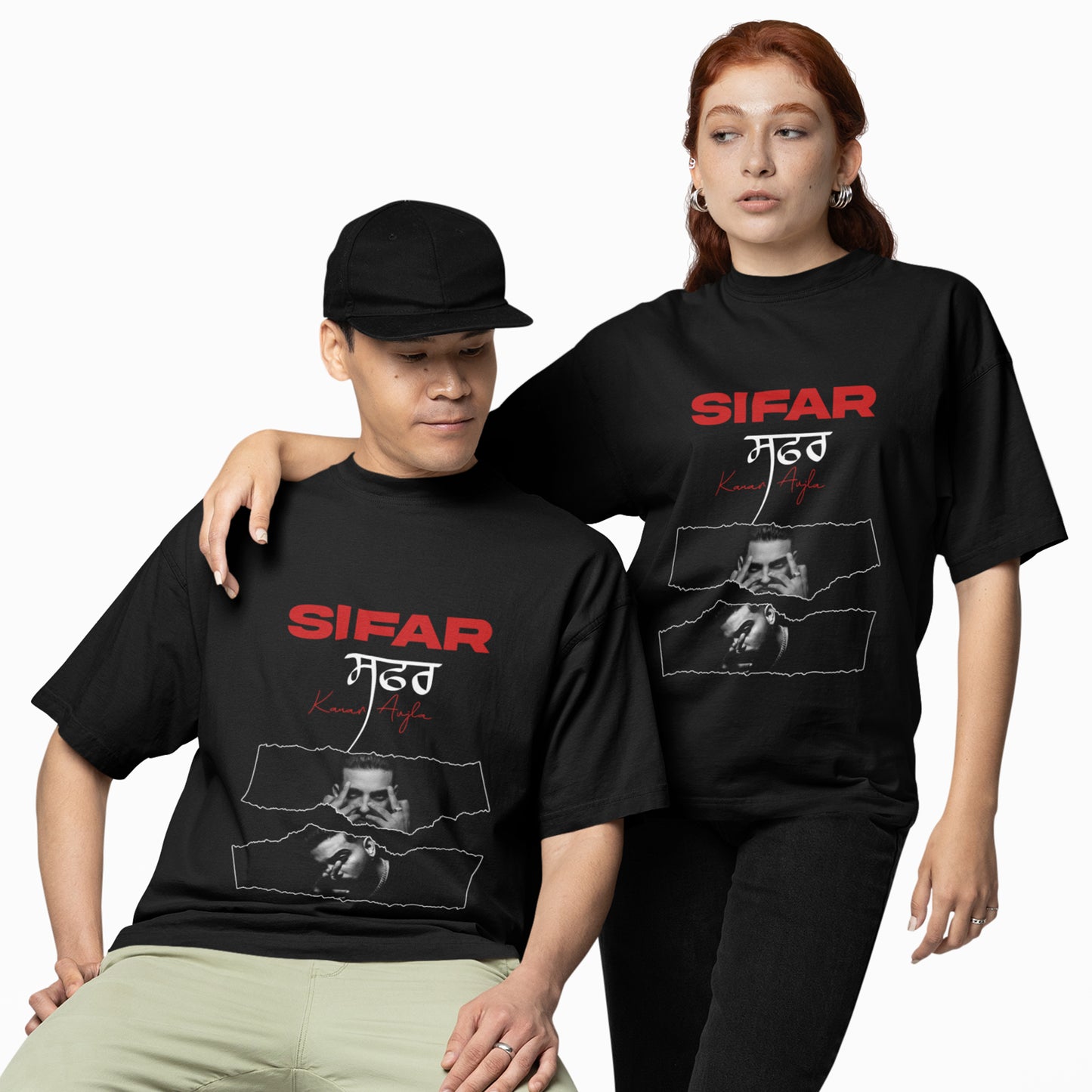 KARAN AUJLA SIFAR SAFAR OVERSIZEDT-SHIRT